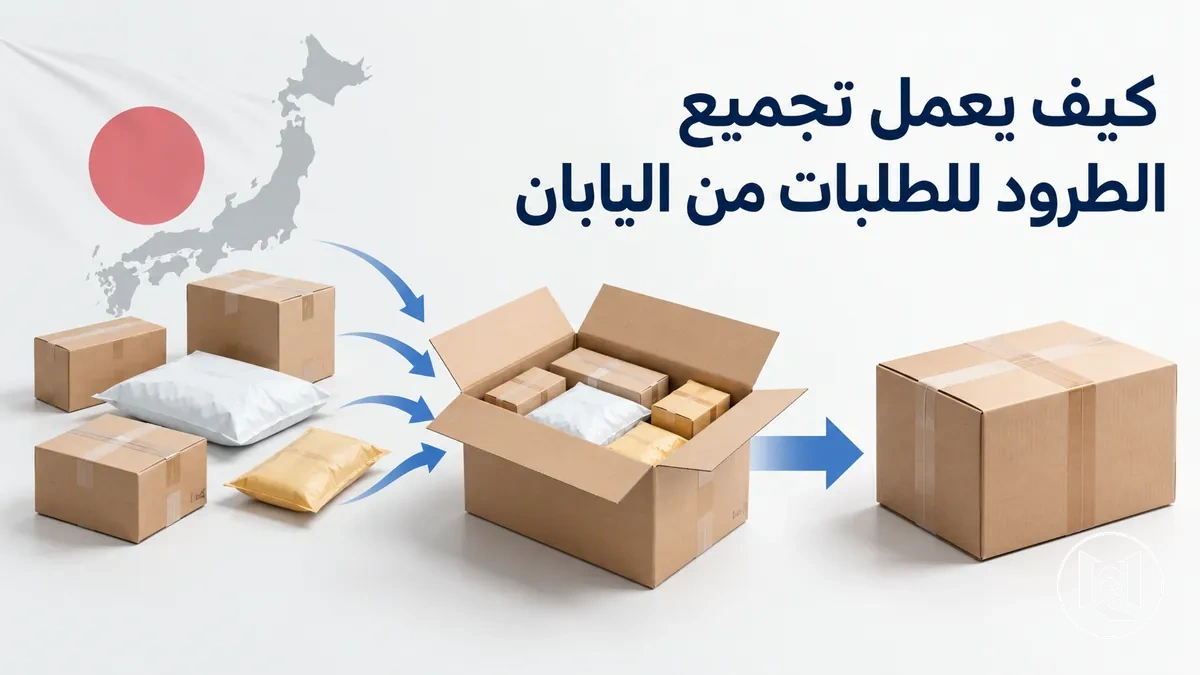 تجميع عدة طرود من اليابان لشحنها دوليًا