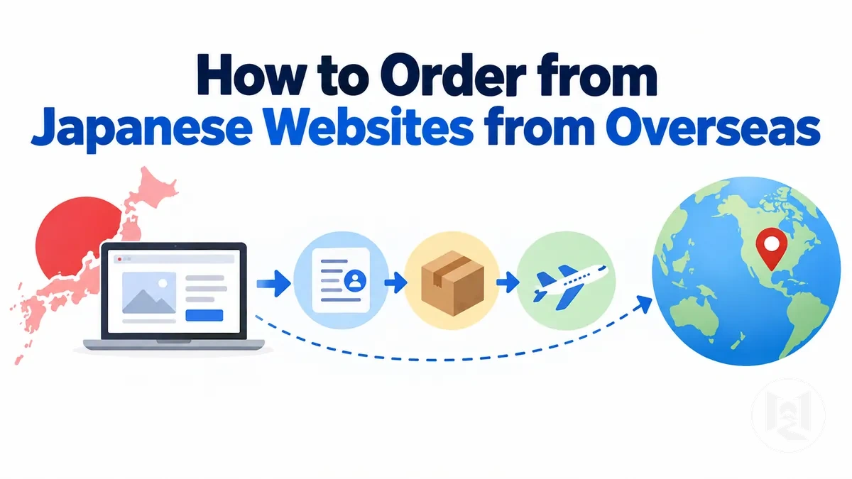 Steps for ordering from Japanese websites from overseas
