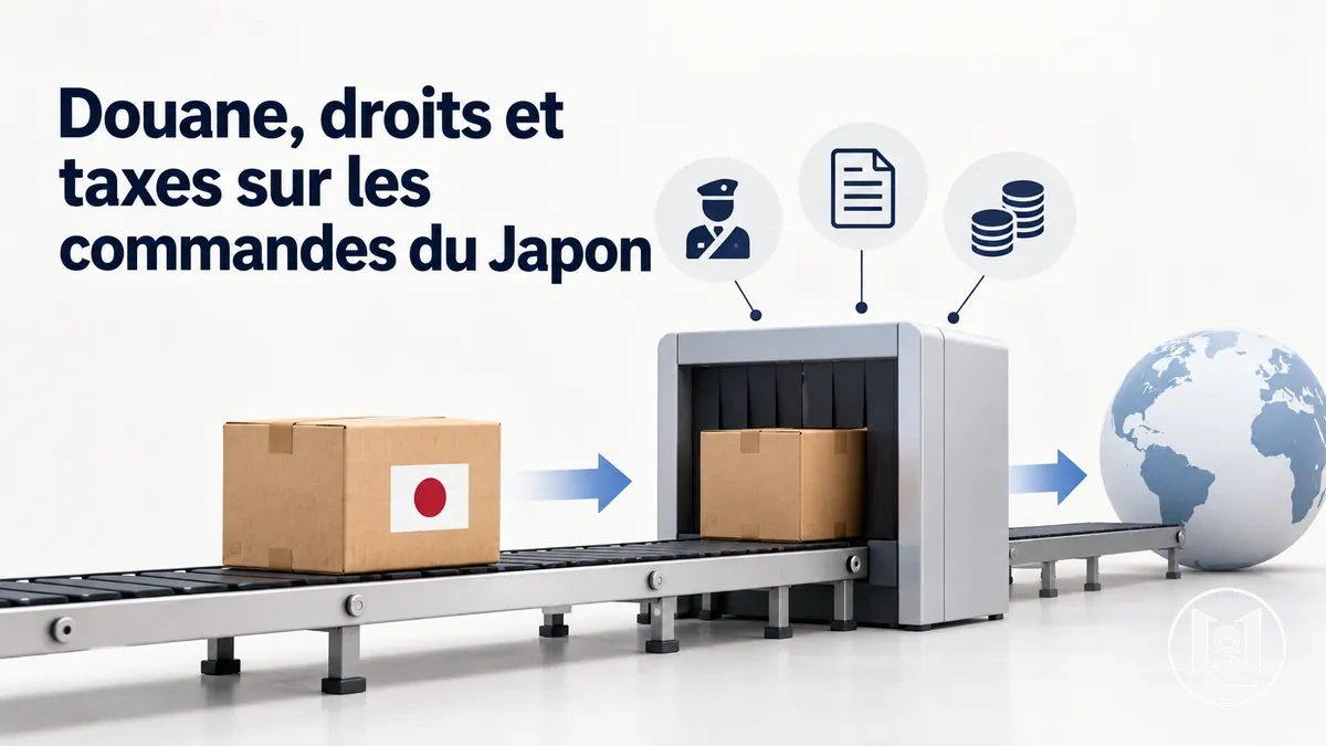 Douane, droits et taxes appliqués à une commande en ligne depuis le Japon