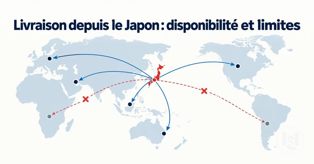 Itinéraires et limites de la livraison internationale depuis les boutiques en ligne japonaises