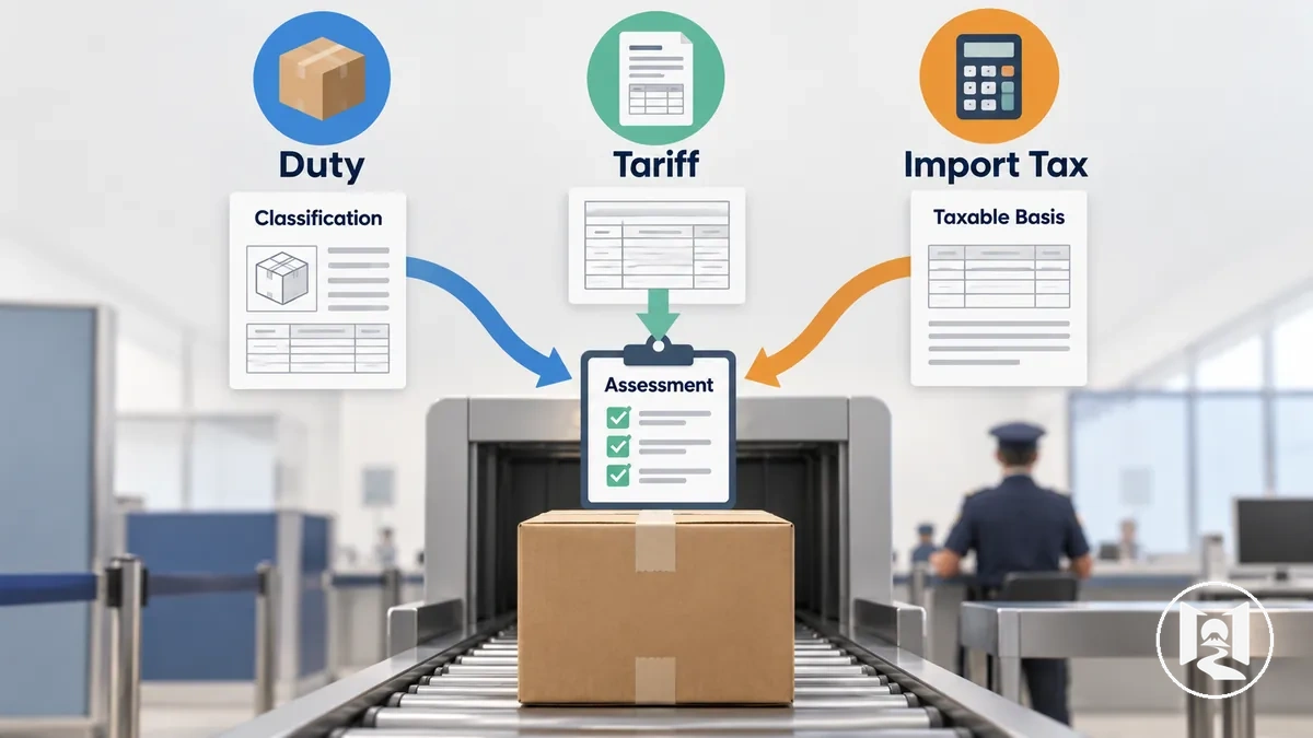 Droits tarifs taxes importation
