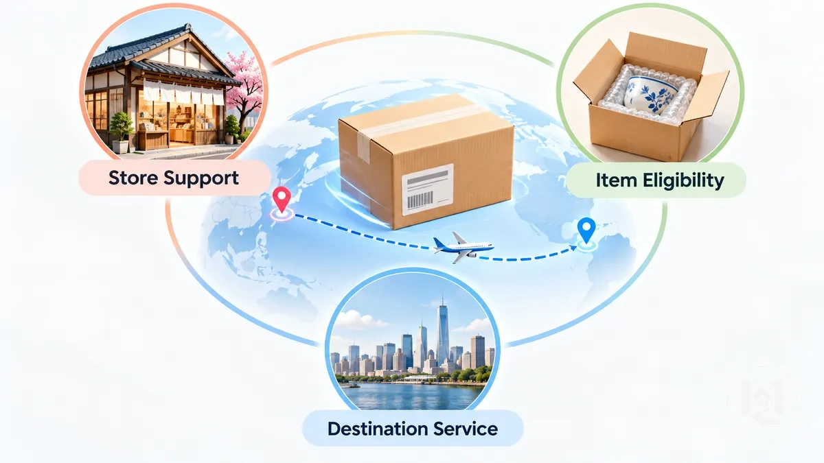 Conditions de la boutique, de l article et de la destination qui déterminent l éligibilité à l expédition directe depuis une boutique en ligne japonaise