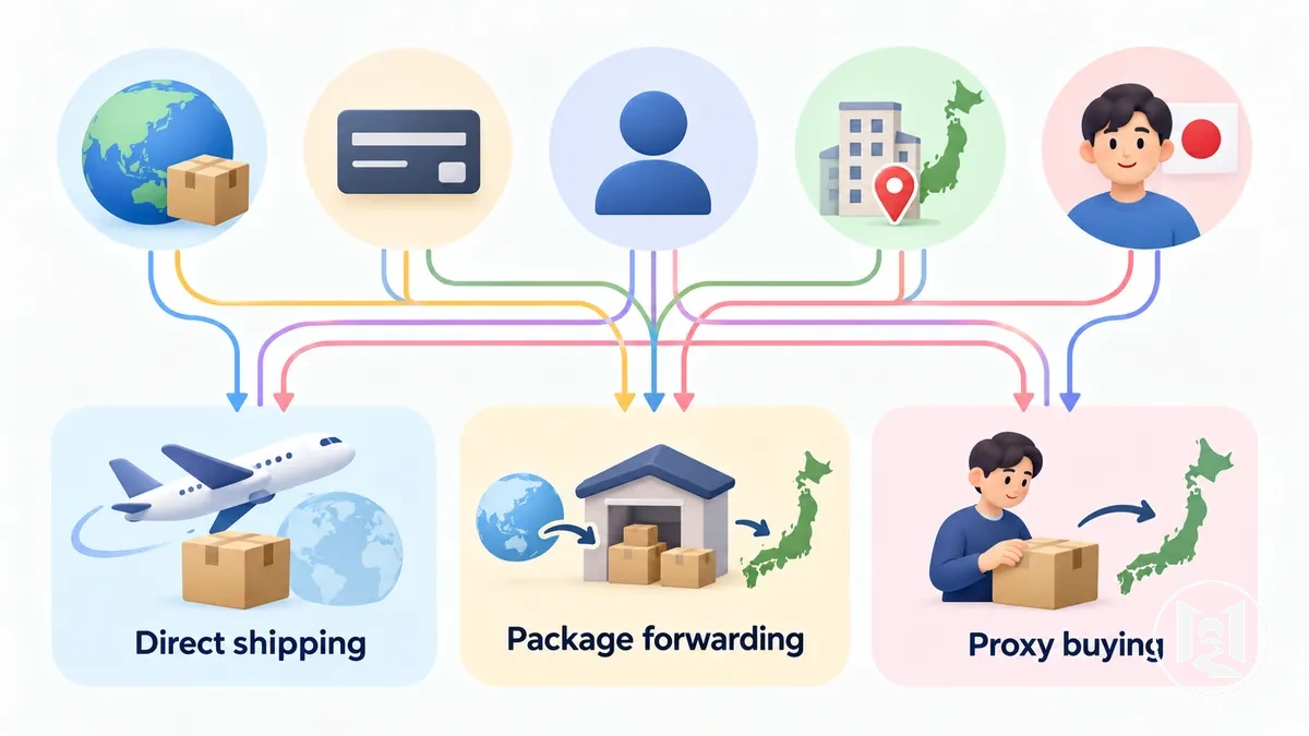 Verificações de acesso à loja e checkout que distinguem requisitos de endereço japonês de requisitos de comprador elegível no Japão