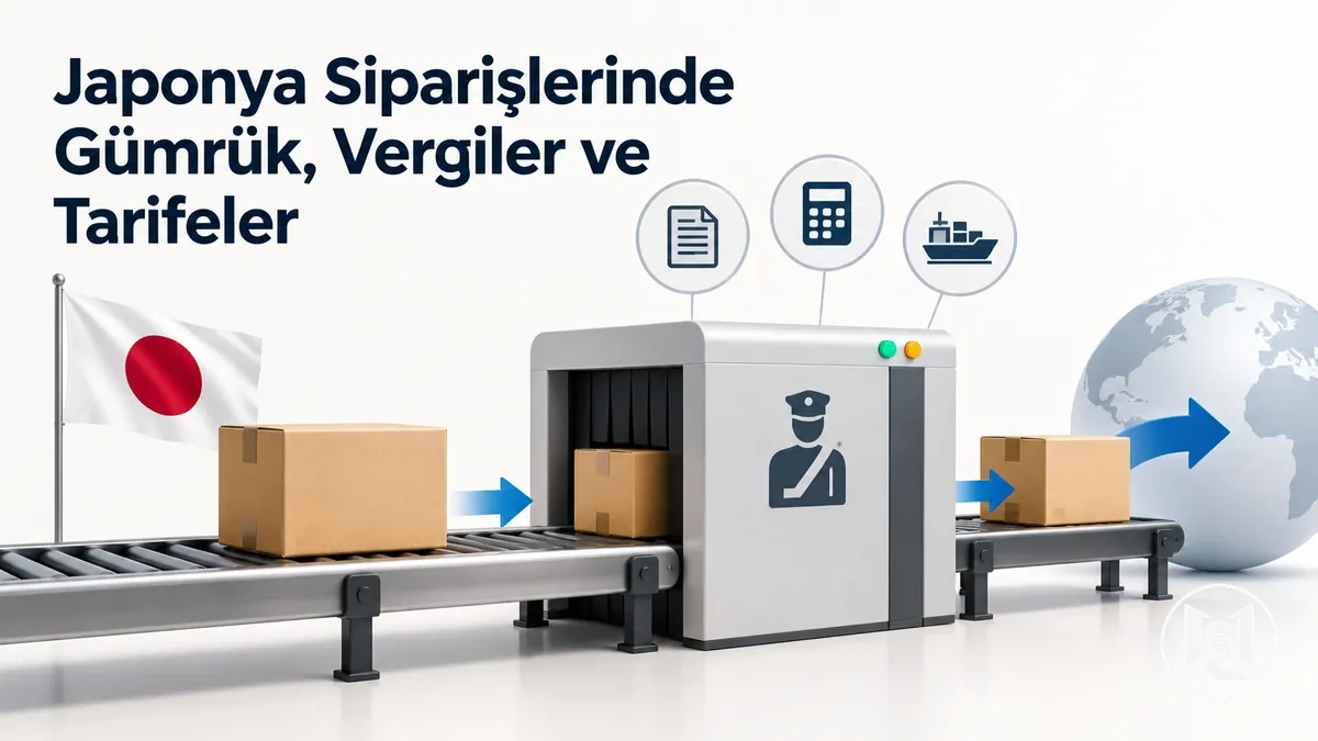 Japonya'dan online siparişlerde gümrük vergileri, ithalat vergileri ve tarifeler