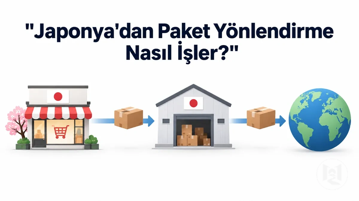 Japon online mağazalarından verilen siparişlerde paket yönlendirme süreci